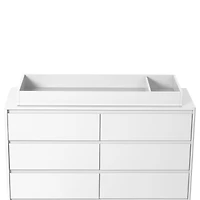 Pala Dresser Topper Change Table Top - White 