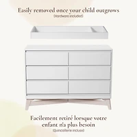 Pala Dresser Topper Change Table Top - White 