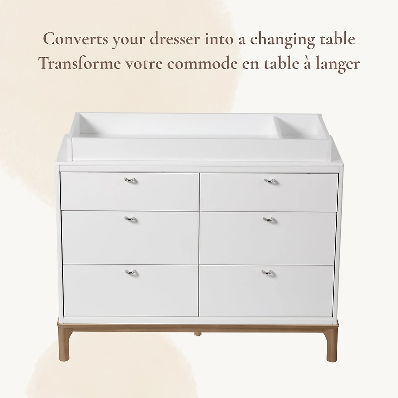 Plateau A Langer  Laurel/Aster - Blanc