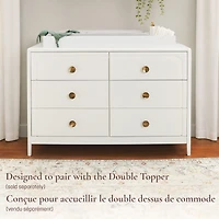 Briar 6-Drawer Nursery Dresser - White