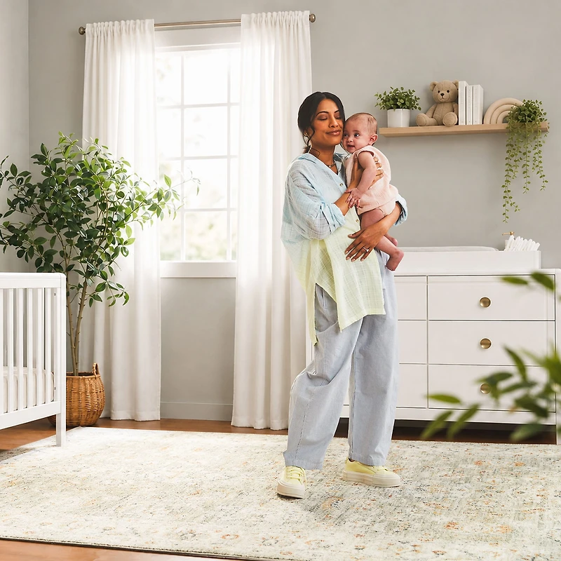 Briar 6-Drawer Nursery Dresser - White