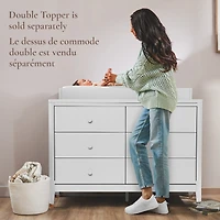 Commode 6 Tiroirs Aster - Blanc