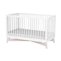 Couchette Convertible 4-en-1 Pala - Blanc/ Blanc Lavé