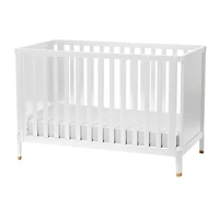 Aster 4-in-1 Convertible Crib - White 