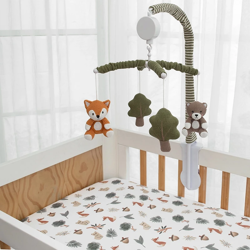 Crib Fitted Sheet - Forest Retreat