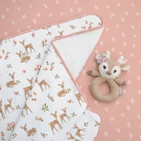 Drap Contour pour Lit de Bébé - Rose Dusty