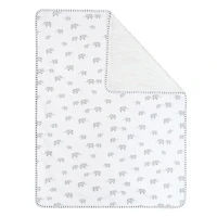 Couverture Sherpa - Eléphant Gris