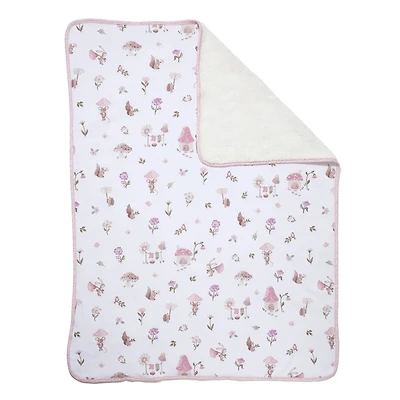 Jersey Sherpa Blanket - Mushroom House