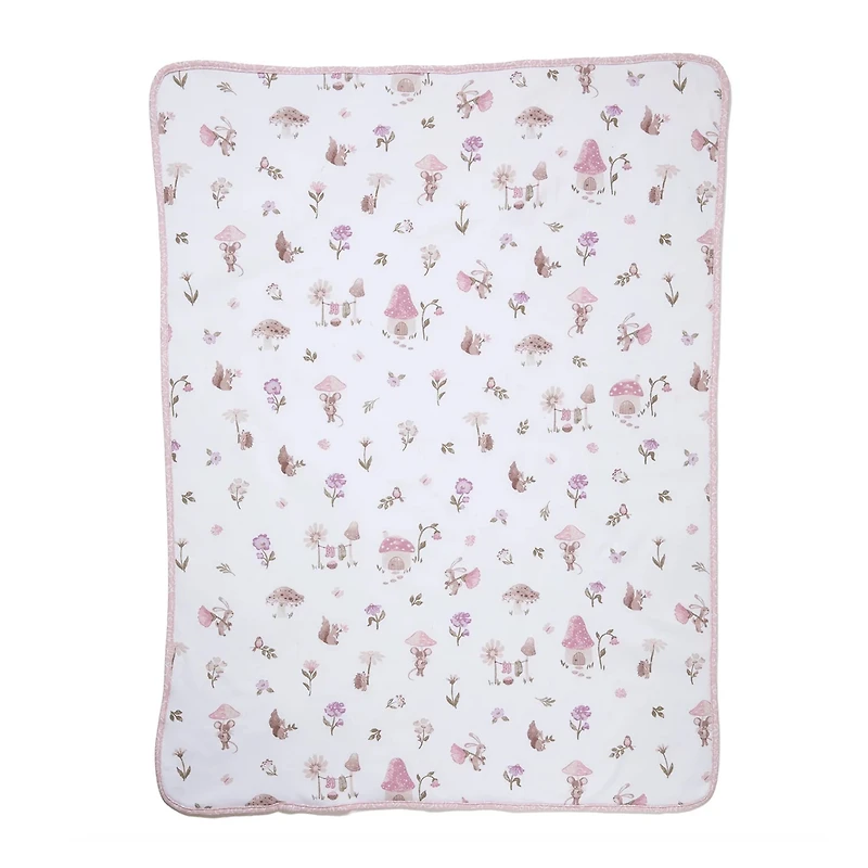 Jersey Sherpa Blanket - Mushroom House
