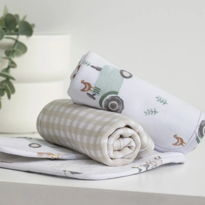 Ensemble pour le Bain 5 Pièces - Tracteurs