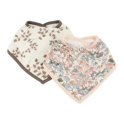 Muslin Bandana Bibs (2) - English Garden