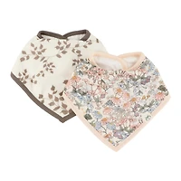 Muslin Bandana Bibs (2) - English Garden