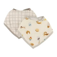Muslin Bandana Bibs (2) - Breakfast