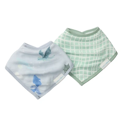 Muslin Bandana Bib Set-Magical