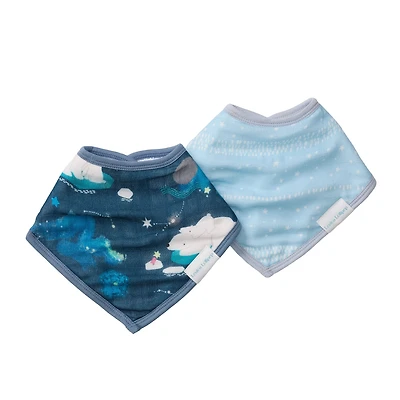 Bavoirs Bandana Mousseline Paquet de 2 - Ours Polaire