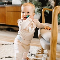Silicone Pacifier Clip - White