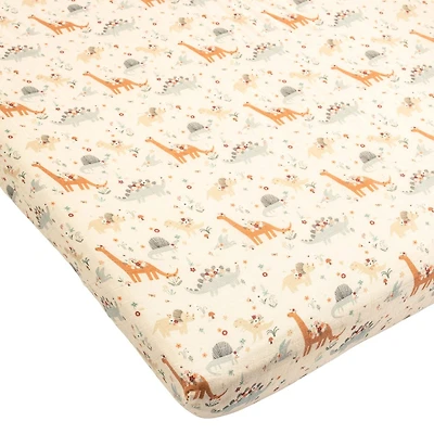 Bamboo Muslin Fitted Crib Sheet - Baby Dinomite