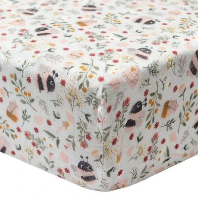 Bamboo Muslin Fitted Crib Sheet