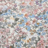 Bamboo Muslin Fitted Crib Sheet - English Garden