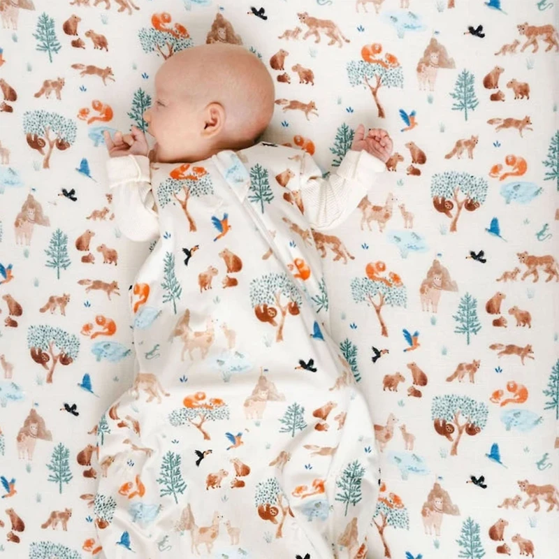 Crib Sheet-llama