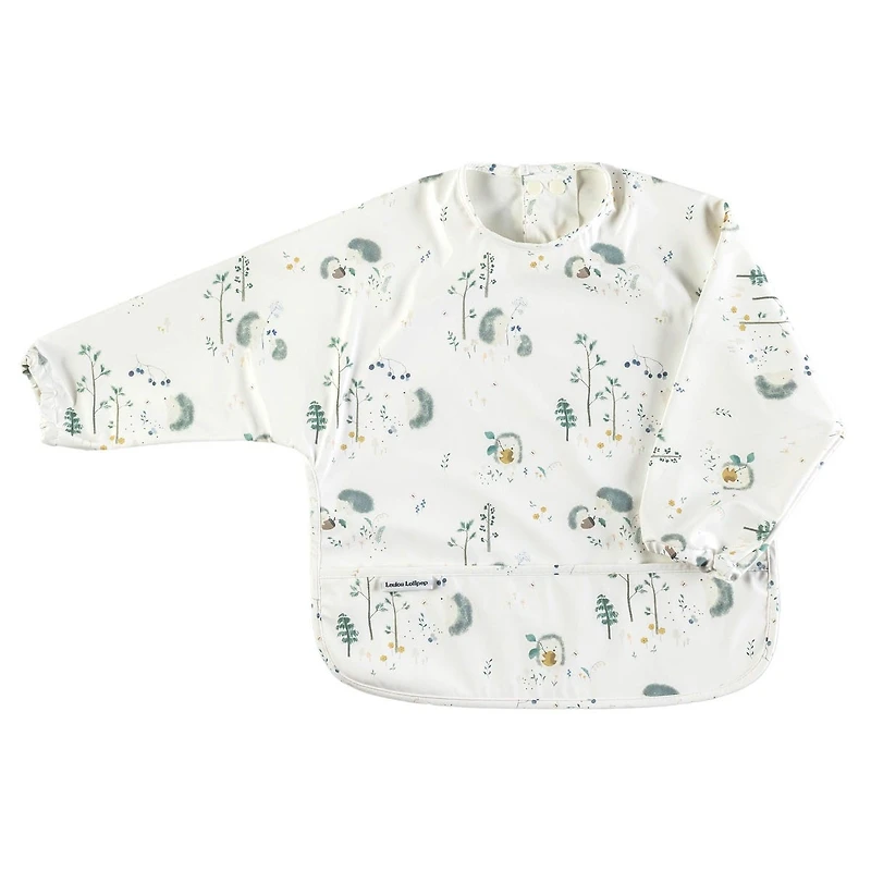 Bavoir Manches Longues Imperméable - Hérissons