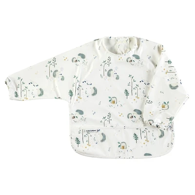 Bavoir Manches Longues Imperméable - Hérissons