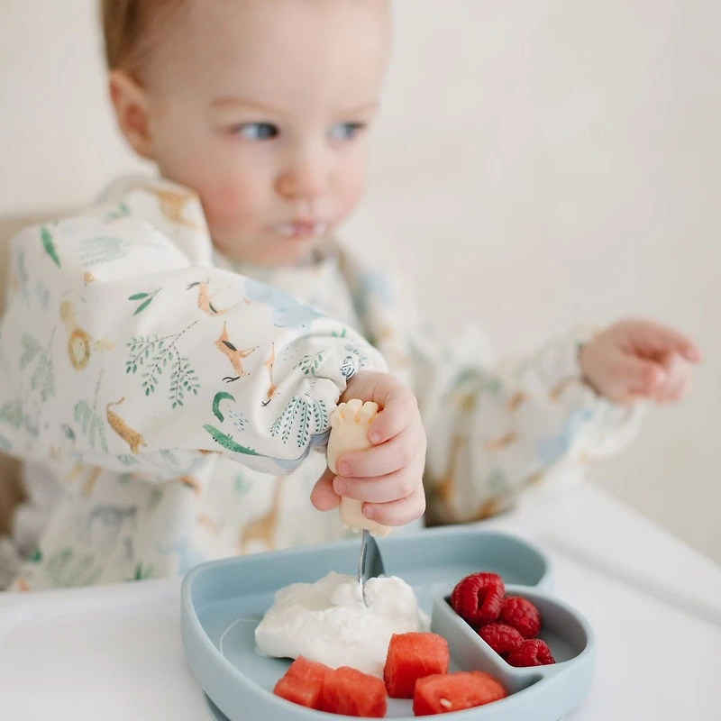 Bavoir Manches Longues Imperméable - Safari