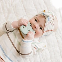 Silicone Teether - Monstera Mint