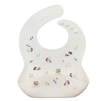 Silicone Bib - Hedgehogs