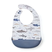 Silicone Bib - Sharks