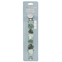 Silicone Pacifier Clip - Monstera