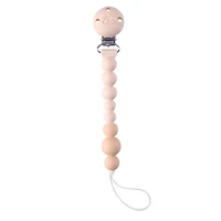 Silicone Pacifier Clip - Coconut