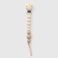Silicone Pacifier Clip - Coconut