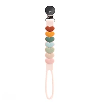 Silicone Pacifier Clip - Sweetheart Multi