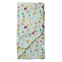 Couverture Mouseline Bambou - Alphabet Smile