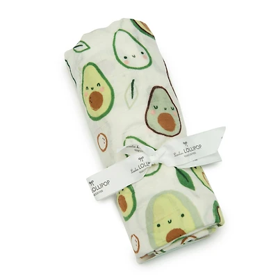 Bamboo Muslin Swaddle Blanket - Avocado