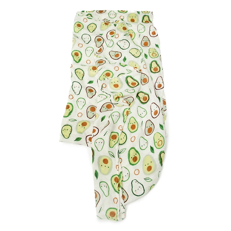 Bamboo Muslin Swaddle Blanket - Avocado