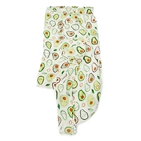 Bamboo Muslin Swaddle Blanket - Avocado