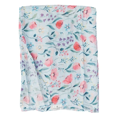 Couverture Mousseline Bambou -  Jacinthe