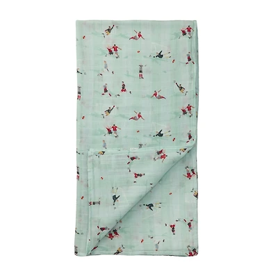 Bamboo Muslin Swaddle Blanket- Game