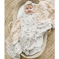 Bamboo Muslin Swaddle Blanket - Bumble Bees
