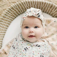 Bamboo Muslin Swaddle Blanket - Bumble Bees