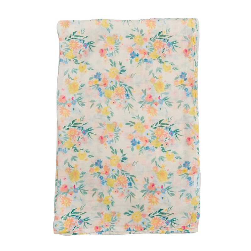 Couverture Mousseline Bambou - Bouquet