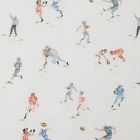 Bamboo Muslin Swaddle Blanket - Football