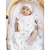 Bamboo Muslin Swaddle Blanket - Football