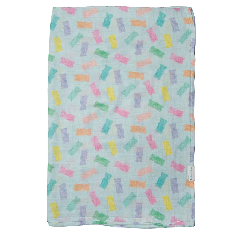 Couverture Mousseline Bambou - Gummy Bear