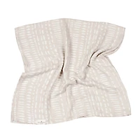 Bamboo Muslin Swaddle Blanket - Grey Mudcloth