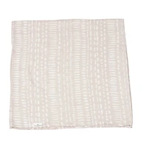 Bamboo Muslin Swaddle Blanket - Grey Mudcloth