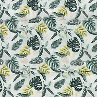 Bamboo Muslin Swaddle Blanket - Jungle Leaves