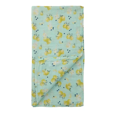 Couverture Mousseline Bambou - Limonade